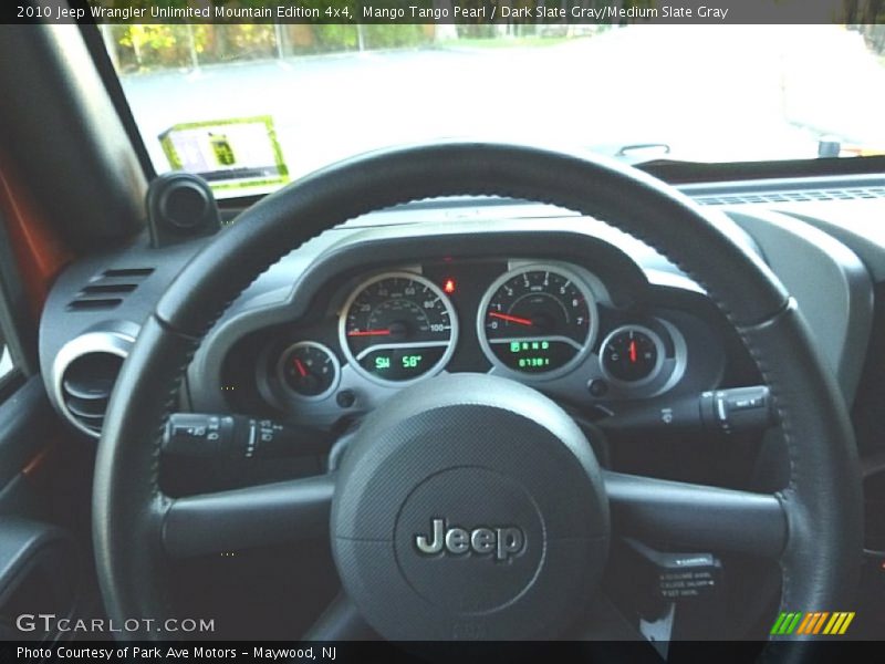 Mango Tango Pearl / Dark Slate Gray/Medium Slate Gray 2010 Jeep Wrangler Unlimited Mountain Edition 4x4