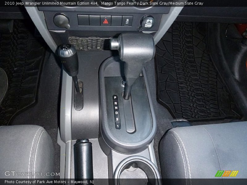  2010 Wrangler Unlimited Mountain Edition 4x4 4 Speed Automatic Shifter