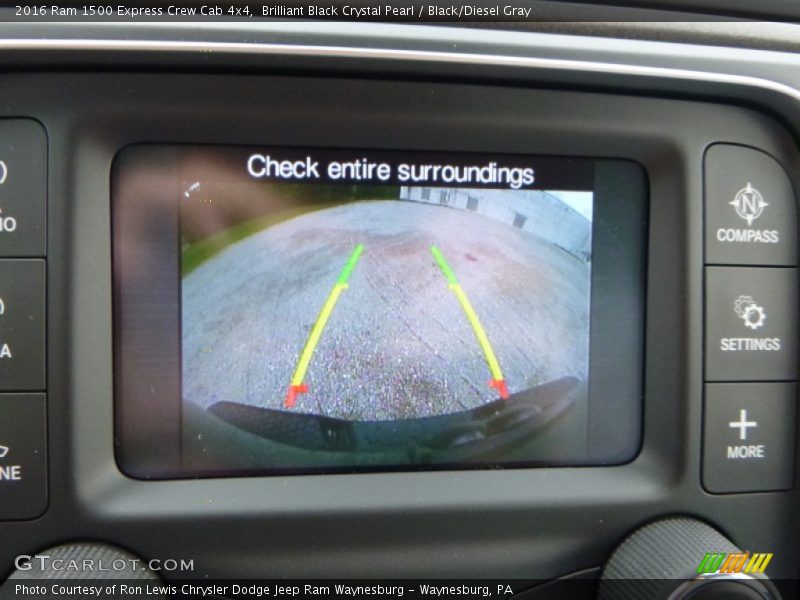 Brilliant Black Crystal Pearl / Black/Diesel Gray 2016 Ram 1500 Express Crew Cab 4x4