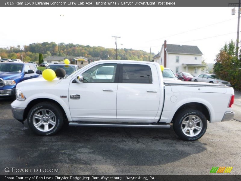  2016 1500 Laramie Longhorn Crew Cab 4x4 Bright White