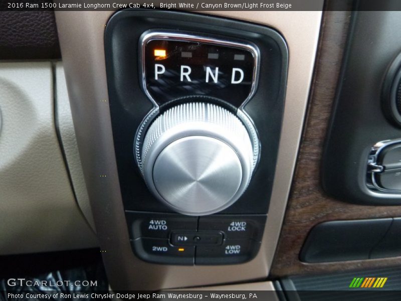  2016 1500 Laramie Longhorn Crew Cab 4x4 8 Speed Automatic Shifter