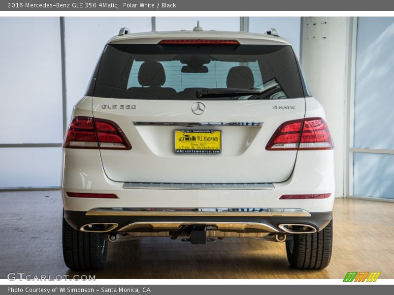 Polar White / Black 2016 Mercedes-Benz GLE 350 4Matic