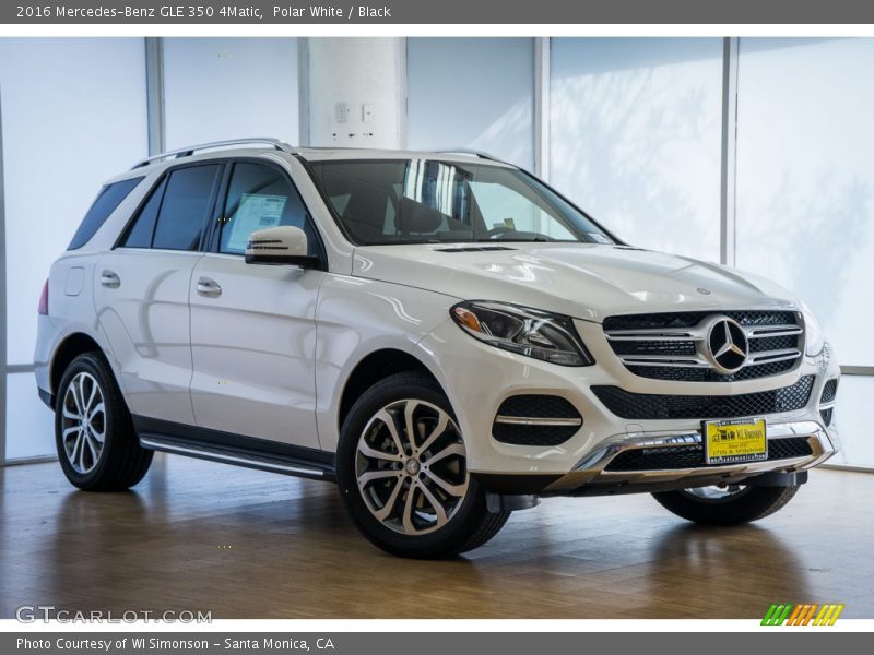 Polar White / Black 2016 Mercedes-Benz GLE 350 4Matic
