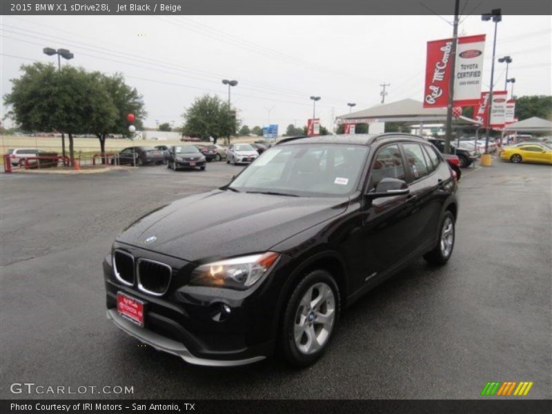 Jet Black / Beige 2015 BMW X1 sDrive28i