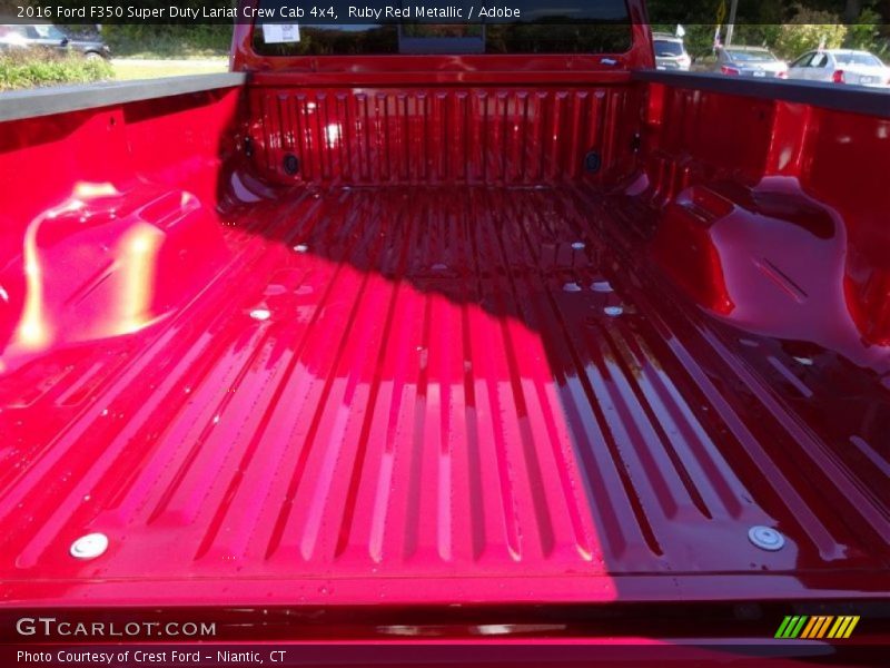 Ruby Red Metallic / Adobe 2016 Ford F350 Super Duty Lariat Crew Cab 4x4