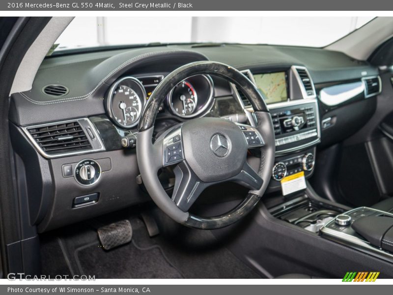 Steel Grey Metallic / Black 2016 Mercedes-Benz GL 550 4Matic