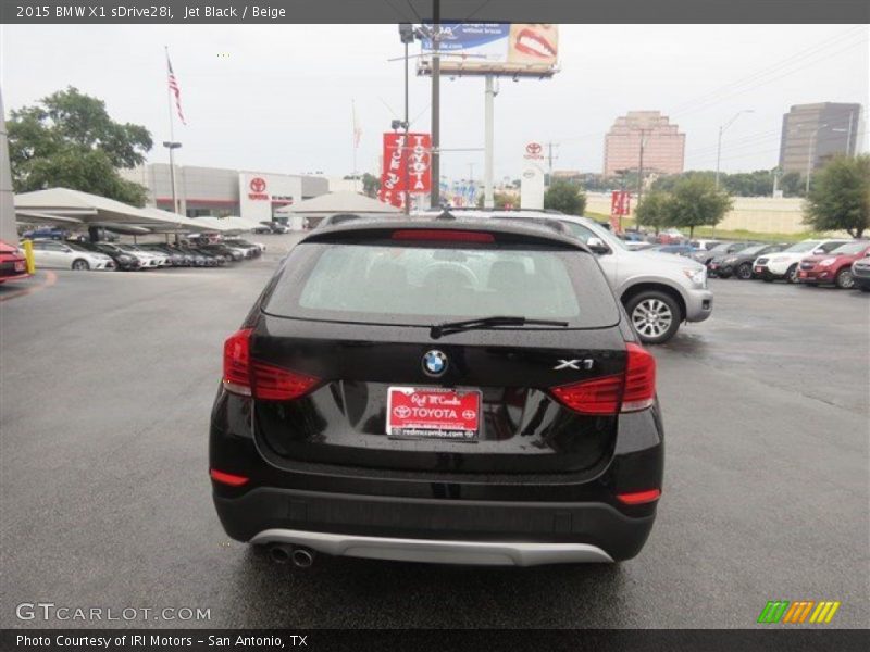 Jet Black / Beige 2015 BMW X1 sDrive28i
