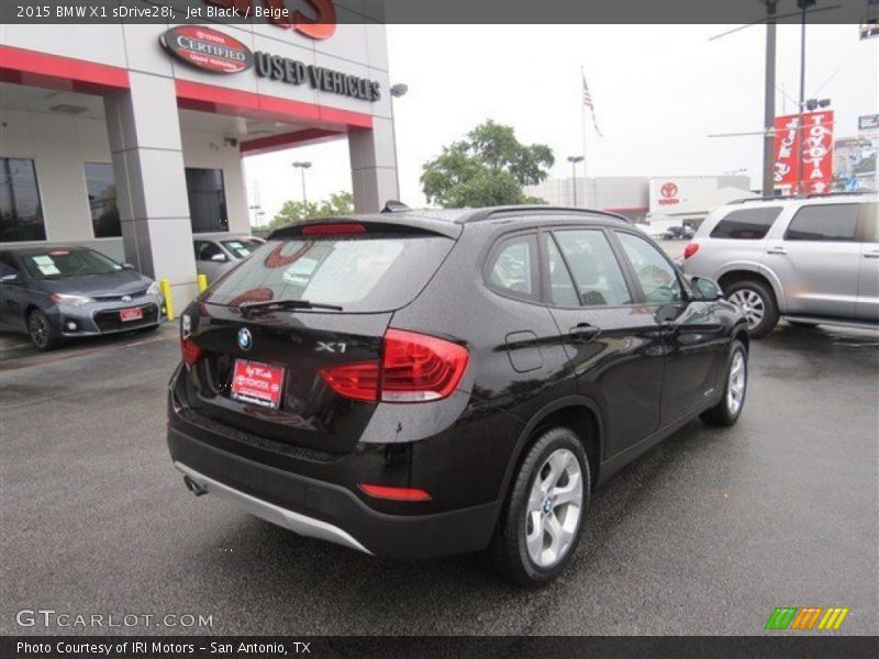 Jet Black / Beige 2015 BMW X1 sDrive28i