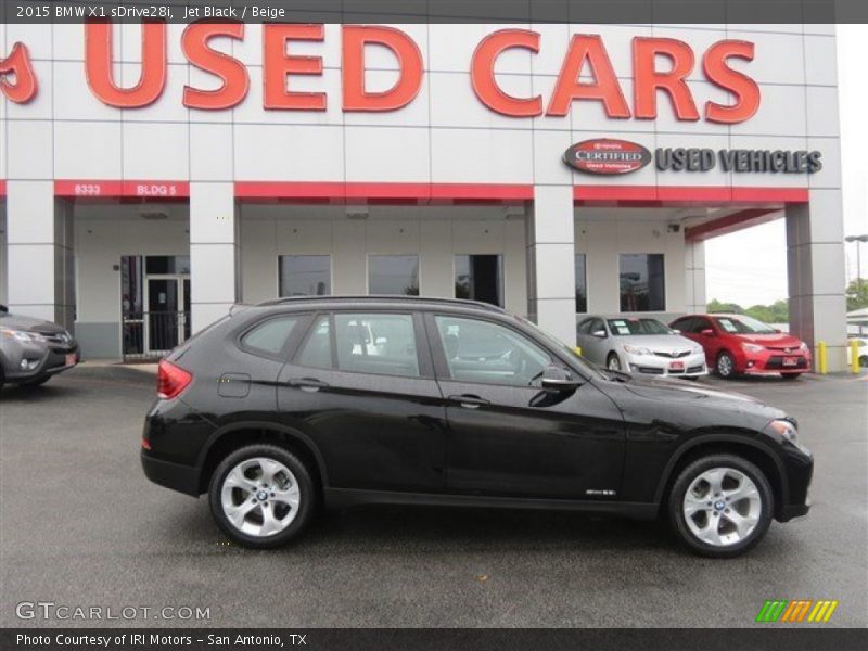 Jet Black / Beige 2015 BMW X1 sDrive28i
