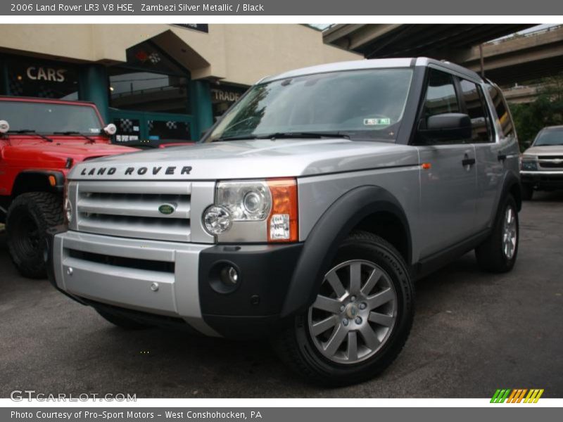 Zambezi Silver Metallic / Black 2006 Land Rover LR3 V8 HSE