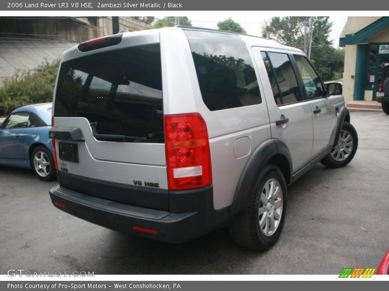 Zambezi Silver Metallic / Black 2006 Land Rover LR3 V8 HSE