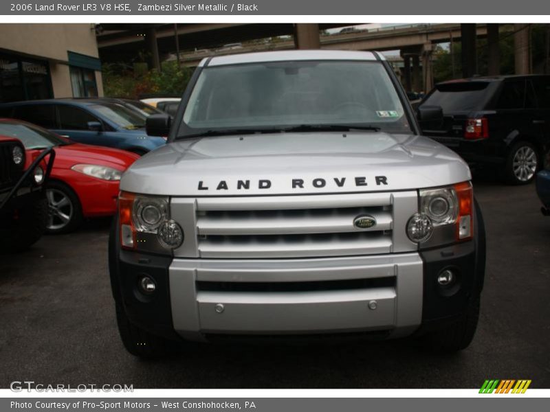 Zambezi Silver Metallic / Black 2006 Land Rover LR3 V8 HSE