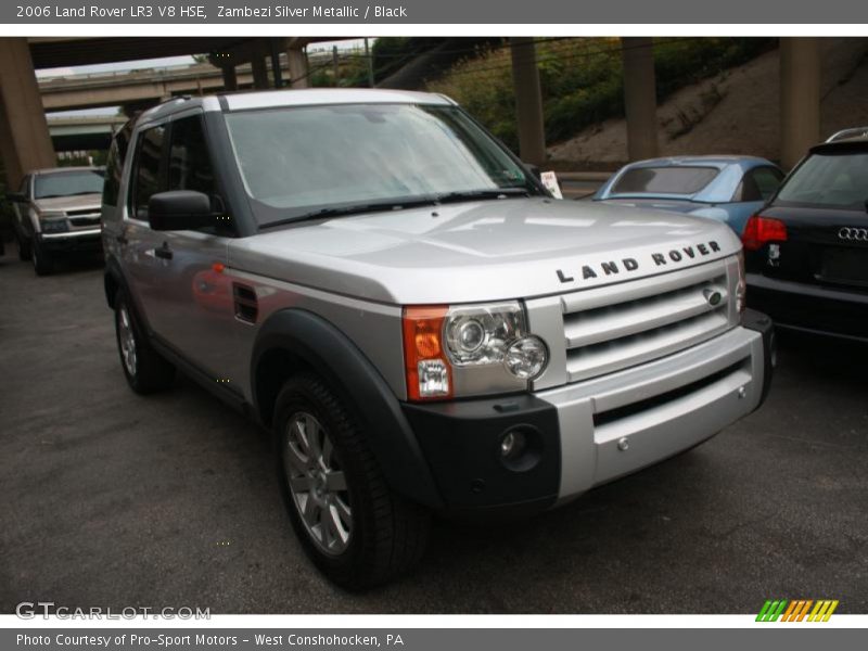 Zambezi Silver Metallic / Black 2006 Land Rover LR3 V8 HSE