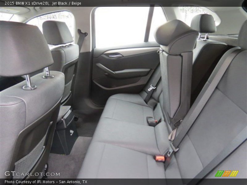 Jet Black / Beige 2015 BMW X1 sDrive28i