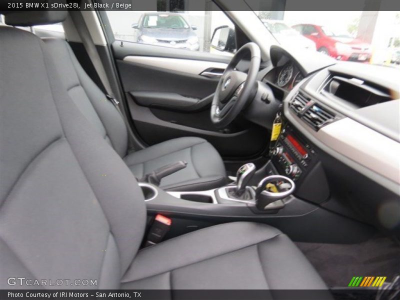 Jet Black / Beige 2015 BMW X1 sDrive28i