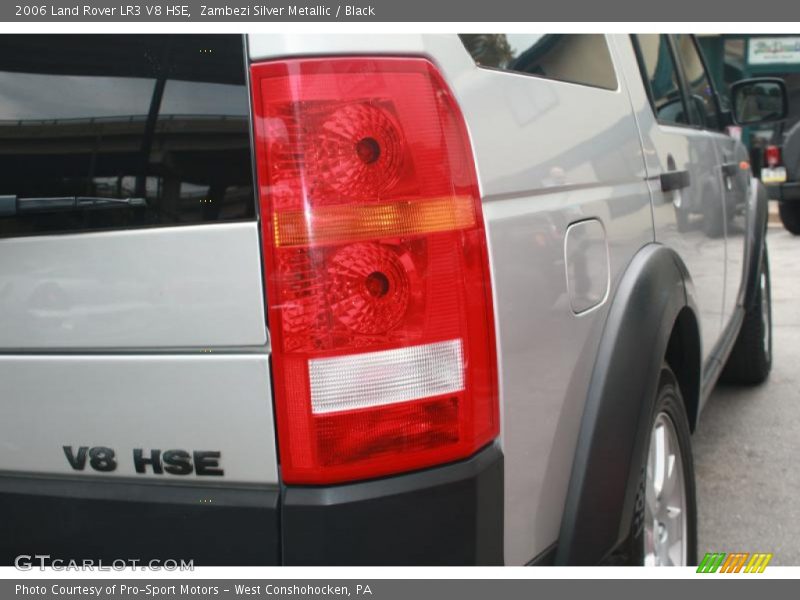 Zambezi Silver Metallic / Black 2006 Land Rover LR3 V8 HSE