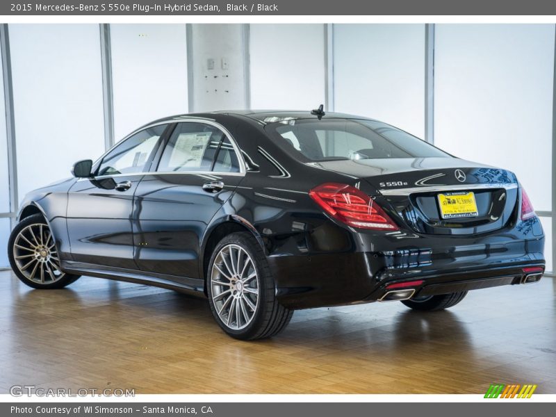 Black / Black 2015 Mercedes-Benz S 550e Plug-In Hybrid Sedan