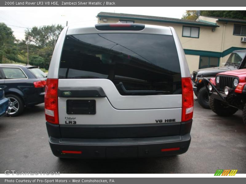Zambezi Silver Metallic / Black 2006 Land Rover LR3 V8 HSE