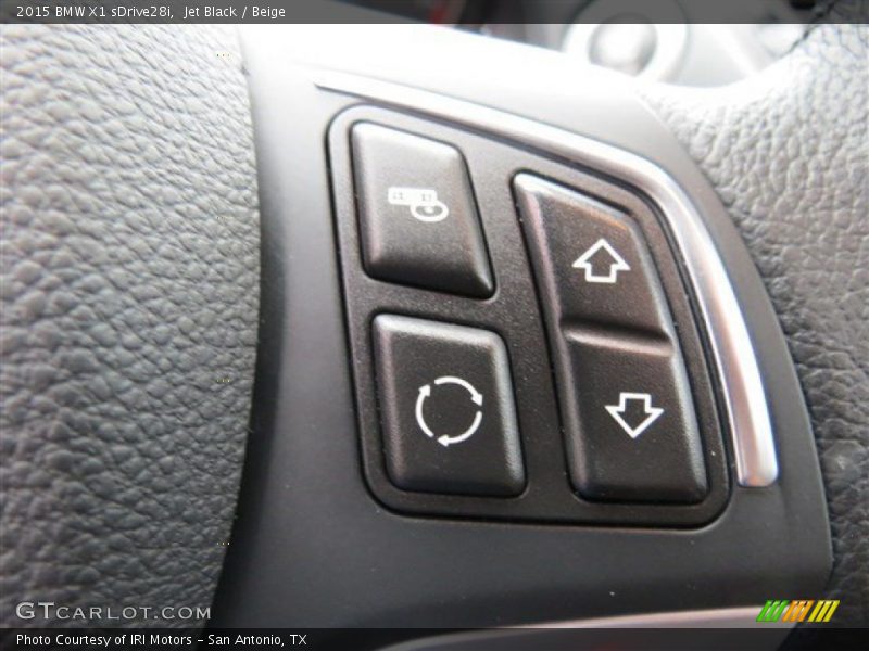 Jet Black / Beige 2015 BMW X1 sDrive28i