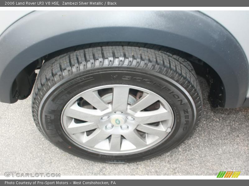 Zambezi Silver Metallic / Black 2006 Land Rover LR3 V8 HSE
