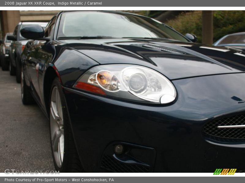 Indigo Metallic / Caramel 2008 Jaguar XK XKR Coupe