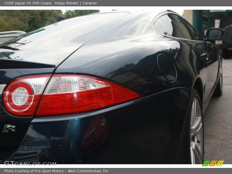 Indigo Metallic / Caramel 2008 Jaguar XK XKR Coupe