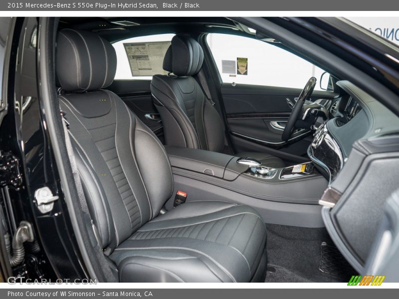 Black / Black 2015 Mercedes-Benz S 550e Plug-In Hybrid Sedan