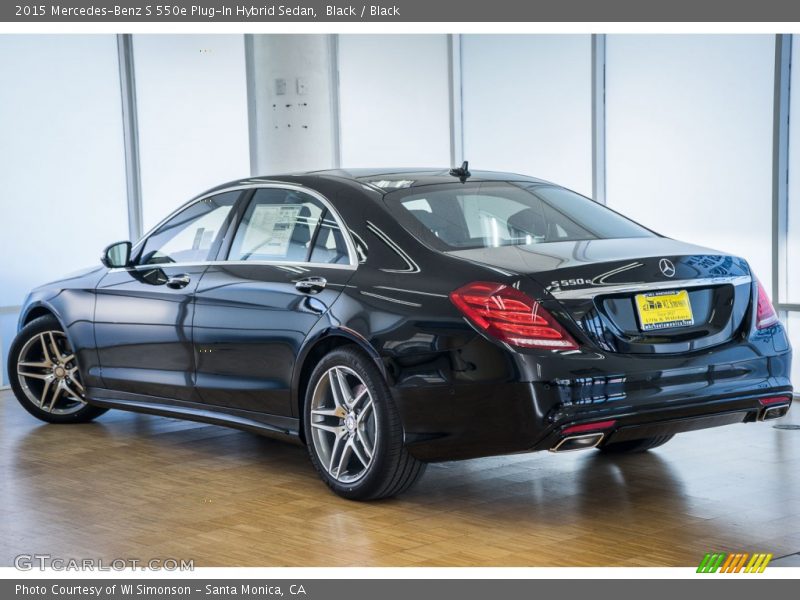 Black / Black 2015 Mercedes-Benz S 550e Plug-In Hybrid Sedan