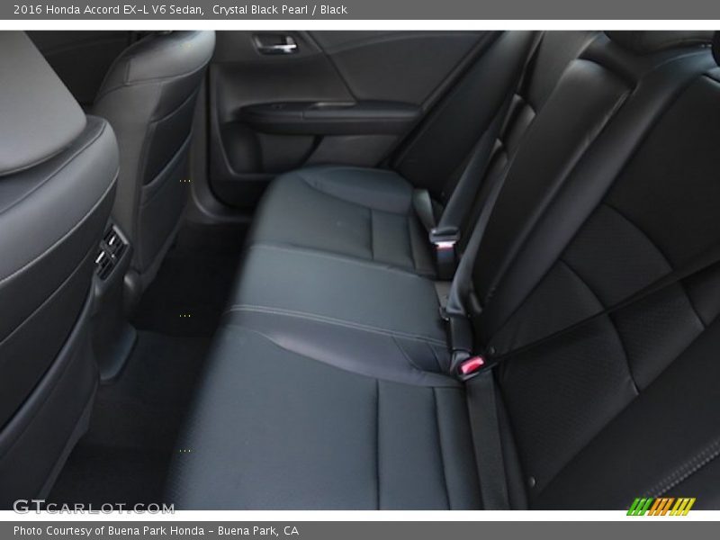 Crystal Black Pearl / Black 2016 Honda Accord EX-L V6 Sedan