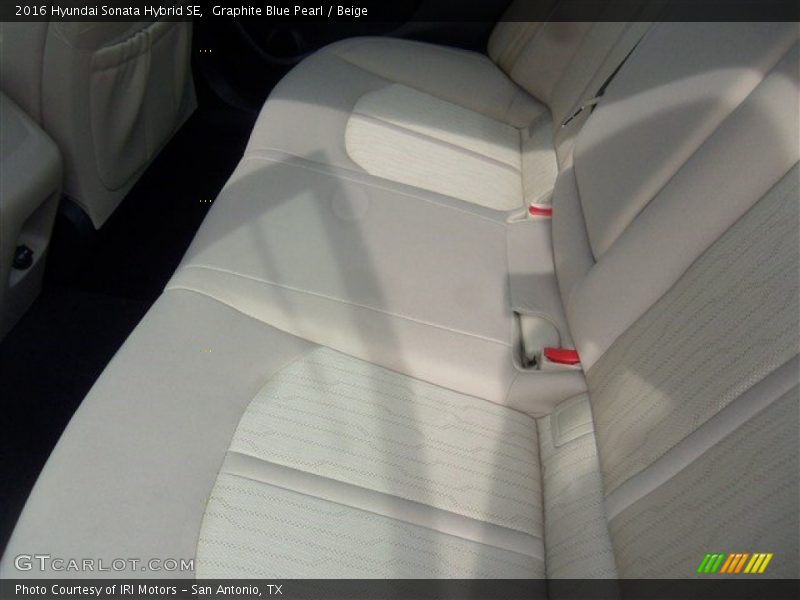Graphite Blue Pearl / Beige 2016 Hyundai Sonata Hybrid SE