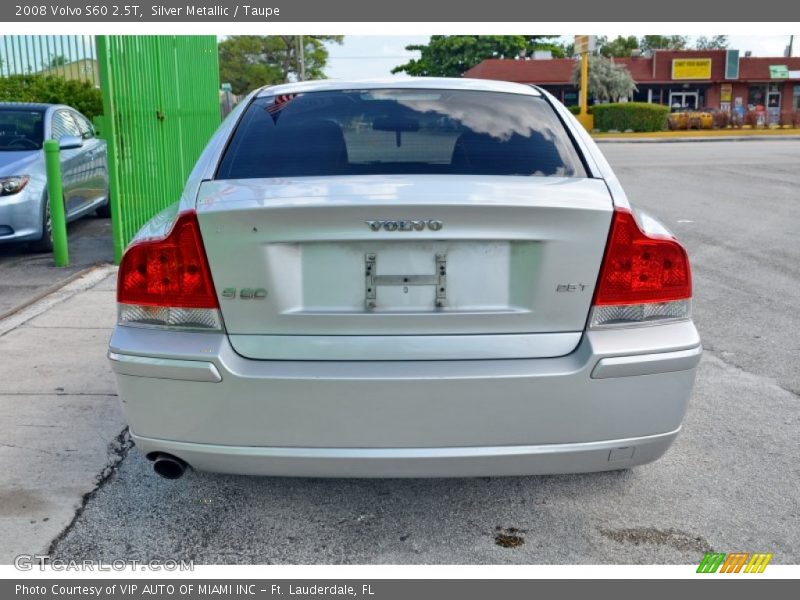 Silver Metallic / Taupe 2008 Volvo S60 2.5T