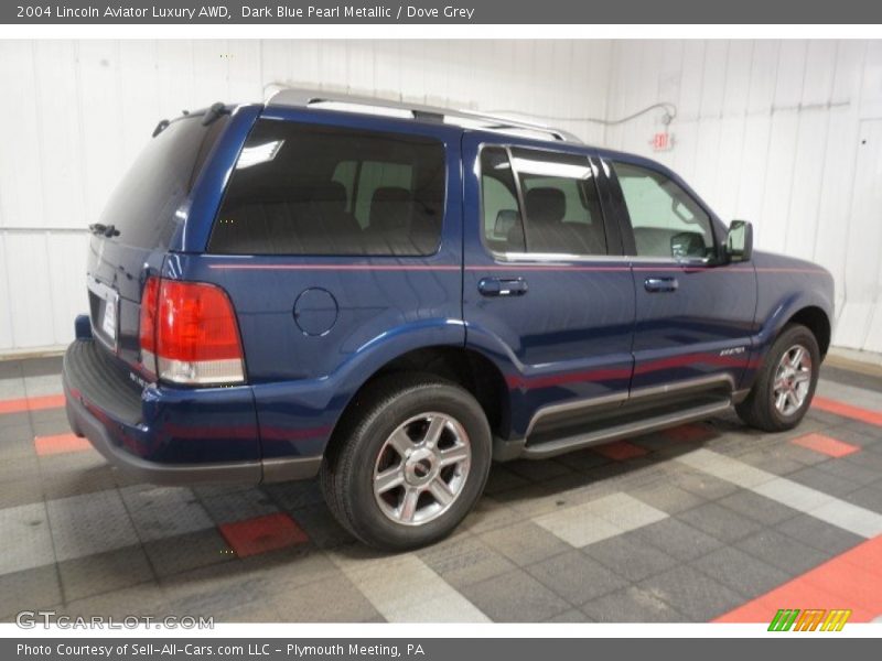 Dark Blue Pearl Metallic / Dove Grey 2004 Lincoln Aviator Luxury AWD