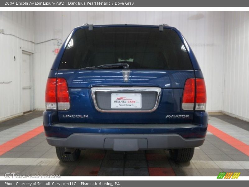 Dark Blue Pearl Metallic / Dove Grey 2004 Lincoln Aviator Luxury AWD