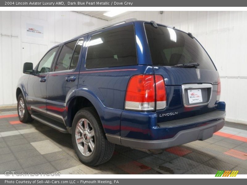 Dark Blue Pearl Metallic / Dove Grey 2004 Lincoln Aviator Luxury AWD