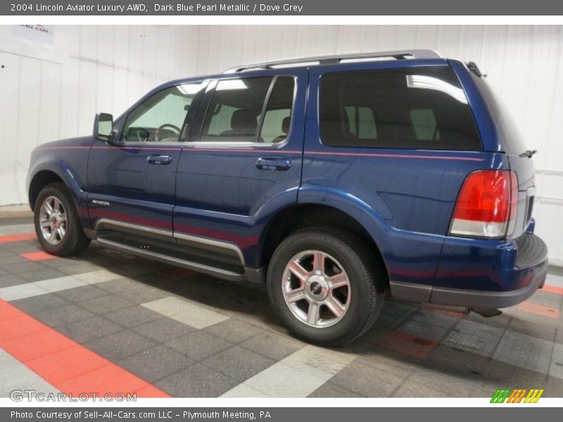 Dark Blue Pearl Metallic / Dove Grey 2004 Lincoln Aviator Luxury AWD