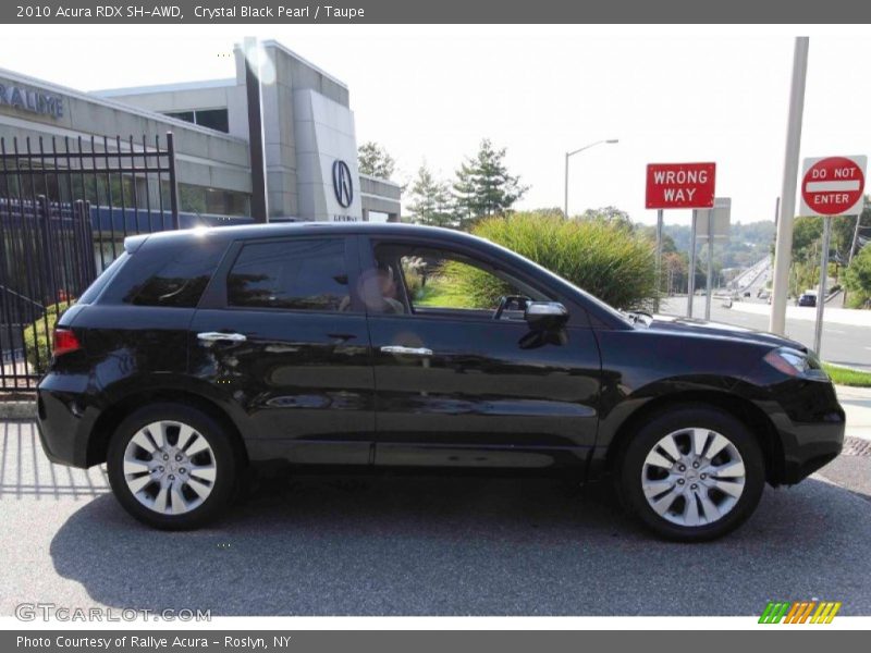 Crystal Black Pearl / Taupe 2010 Acura RDX SH-AWD