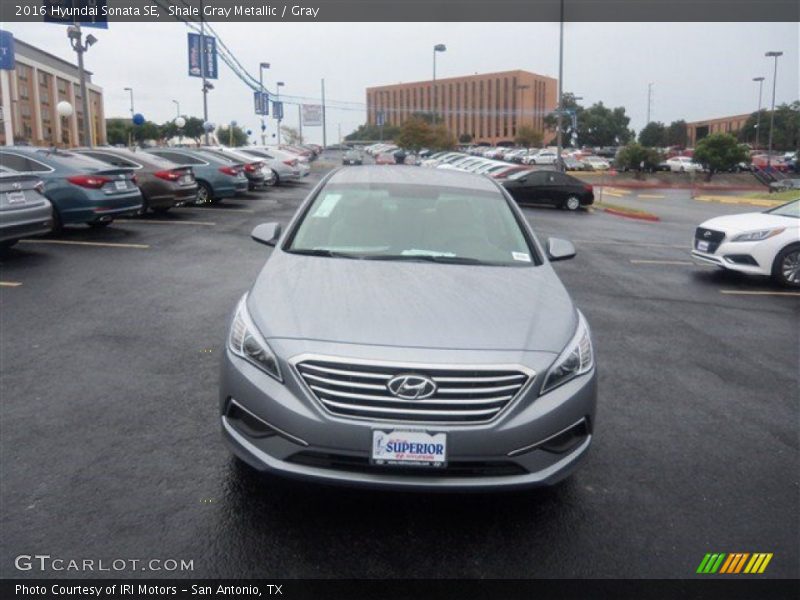 Shale Gray Metallic / Gray 2016 Hyundai Sonata SE