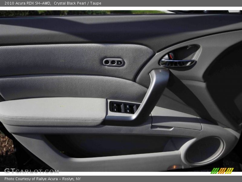 Crystal Black Pearl / Taupe 2010 Acura RDX SH-AWD
