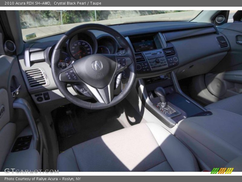 Crystal Black Pearl / Taupe 2010 Acura RDX SH-AWD
