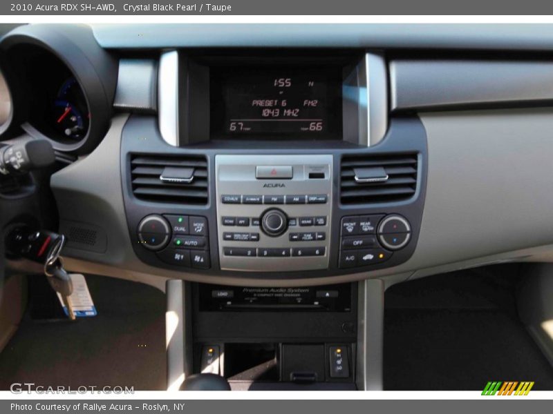 Crystal Black Pearl / Taupe 2010 Acura RDX SH-AWD