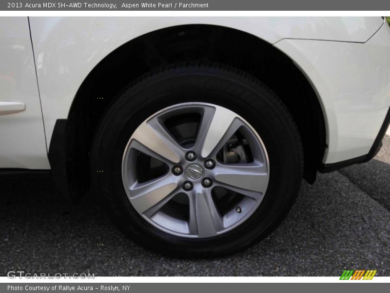 Aspen White Pearl / Parchment 2013 Acura MDX SH-AWD Technology