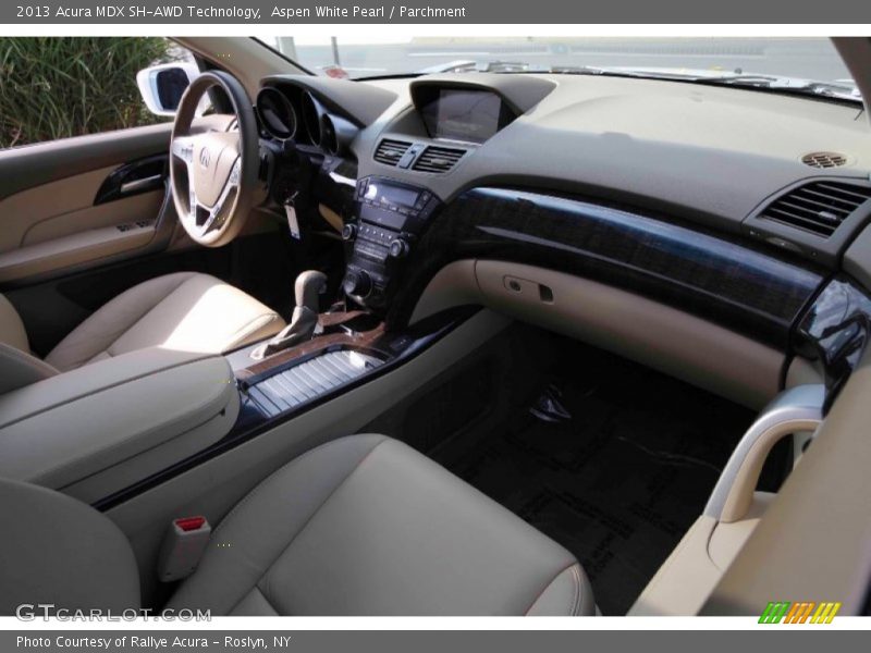 Aspen White Pearl / Parchment 2013 Acura MDX SH-AWD Technology