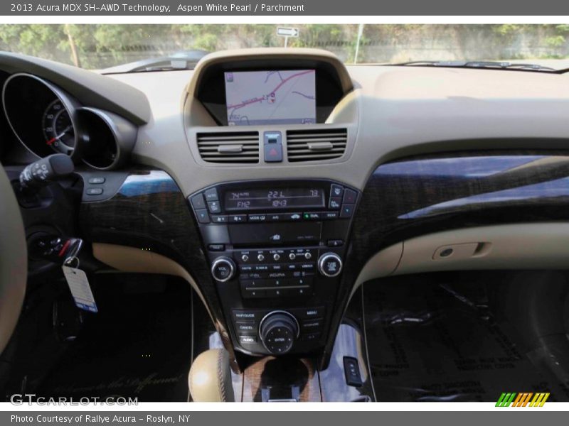 Aspen White Pearl / Parchment 2013 Acura MDX SH-AWD Technology