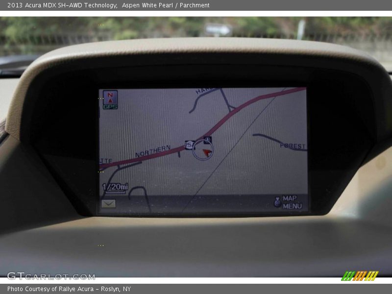 Aspen White Pearl / Parchment 2013 Acura MDX SH-AWD Technology