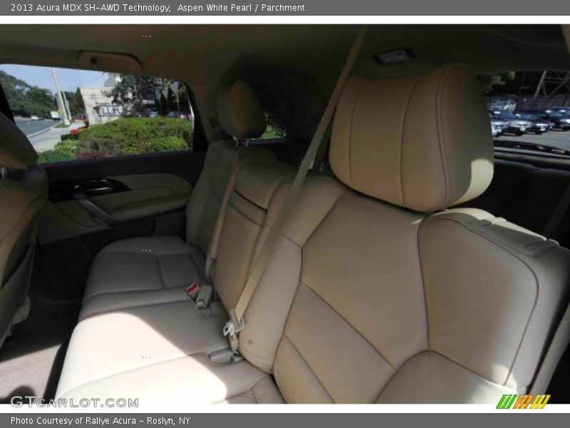 Aspen White Pearl / Parchment 2013 Acura MDX SH-AWD Technology