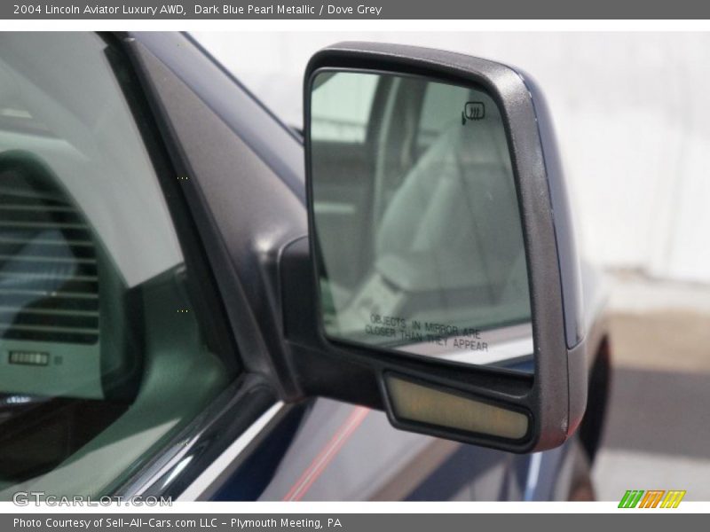 Dark Blue Pearl Metallic / Dove Grey 2004 Lincoln Aviator Luxury AWD
