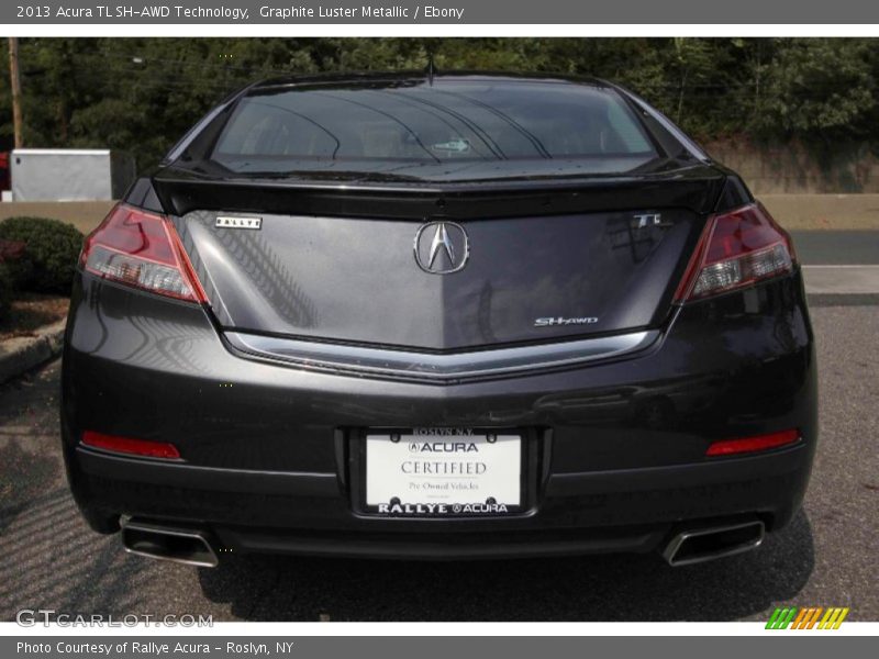 Graphite Luster Metallic / Ebony 2013 Acura TL SH-AWD Technology