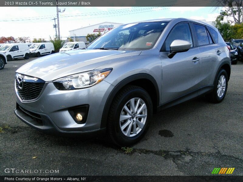 Liquid Silver / Black 2013 Mazda CX-5 Touring