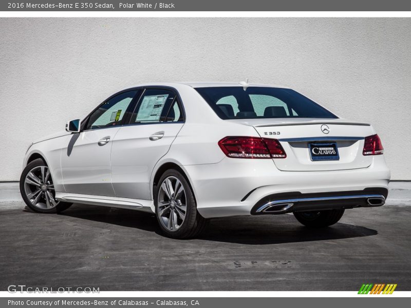 Polar White / Black 2016 Mercedes-Benz E 350 Sedan