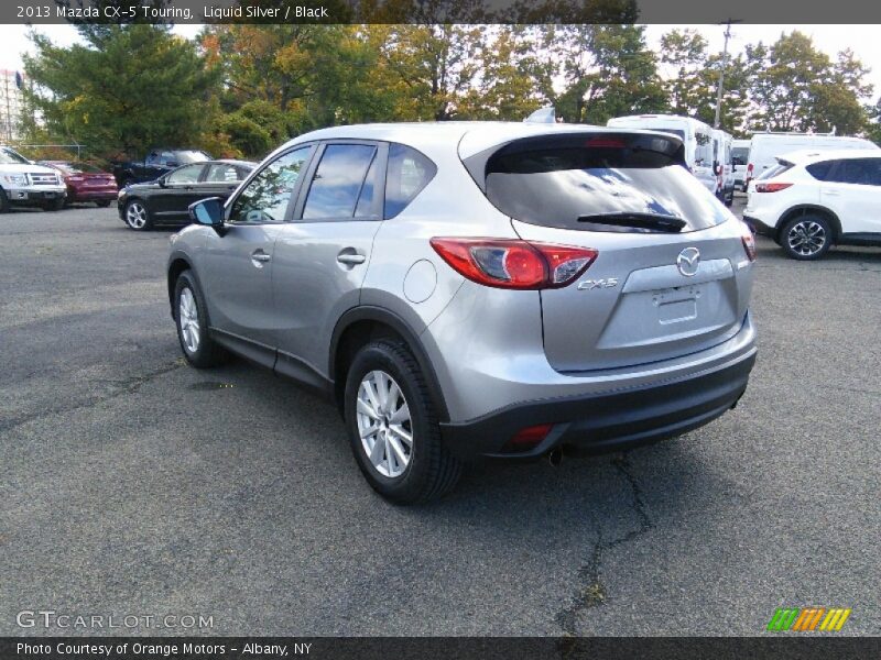 Liquid Silver / Black 2013 Mazda CX-5 Touring